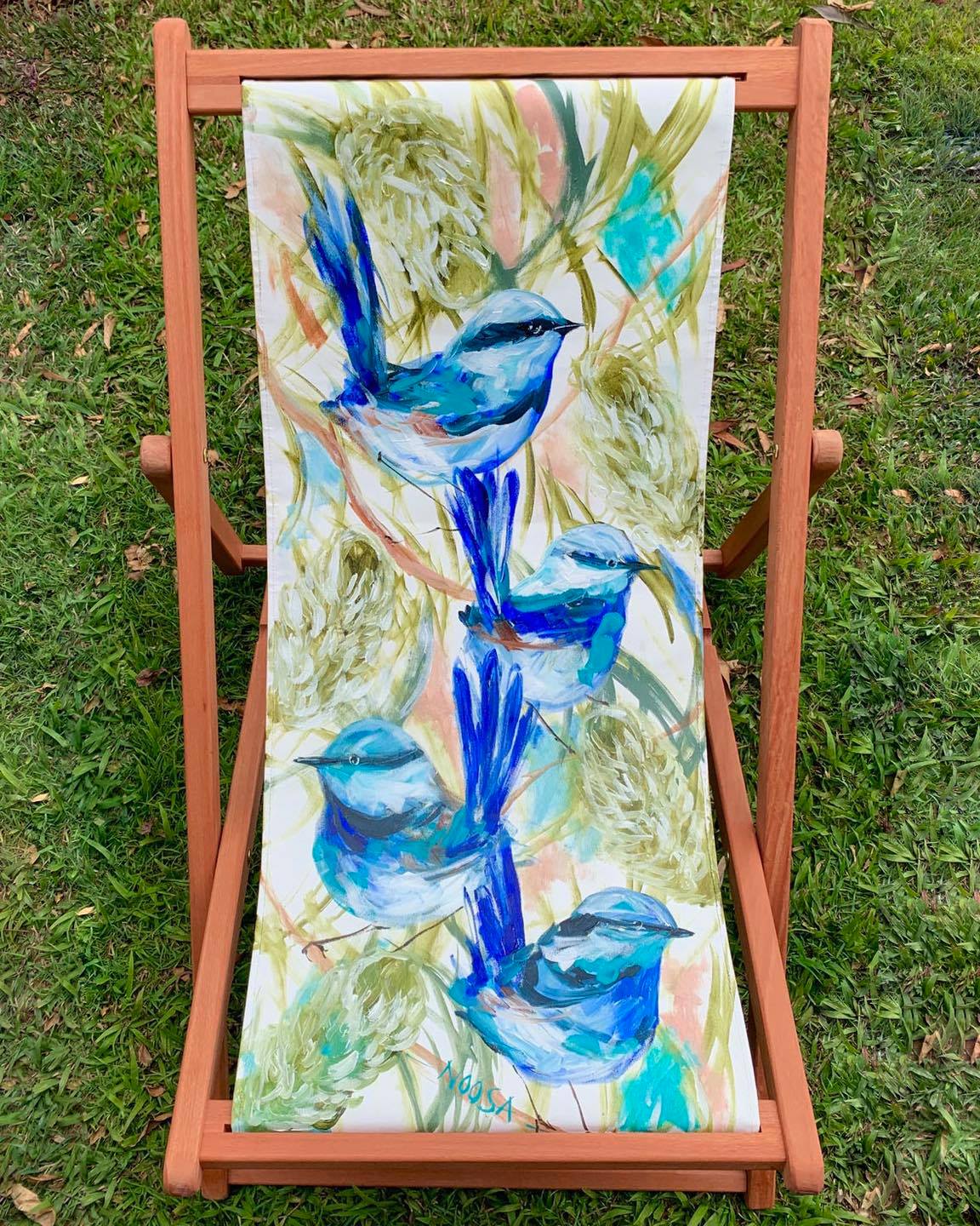 canvas deckchairs